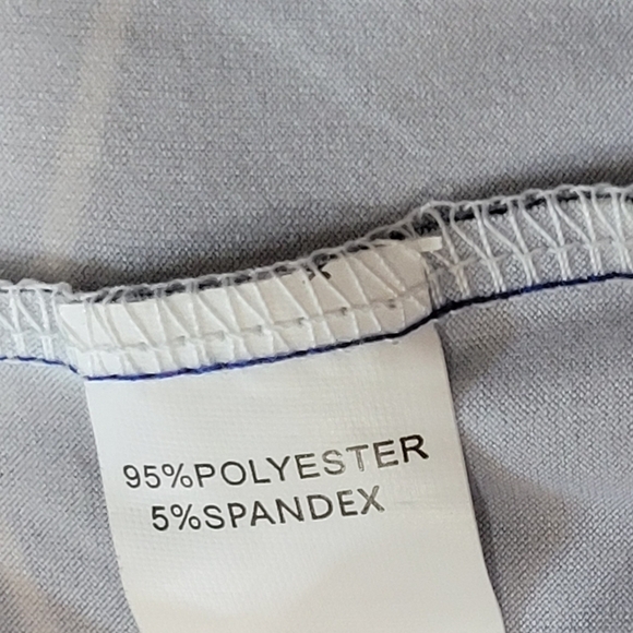 3XL Multicolor Print 3/4 Button Down Long Sleeve Tunic - Picture 5 of 6